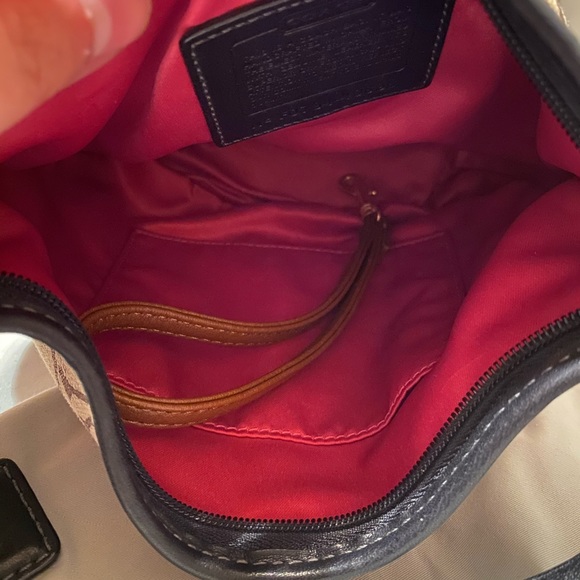 VINTAGE Coach Tan Brown CUTE Bucket Bag - Picture 5 of 16